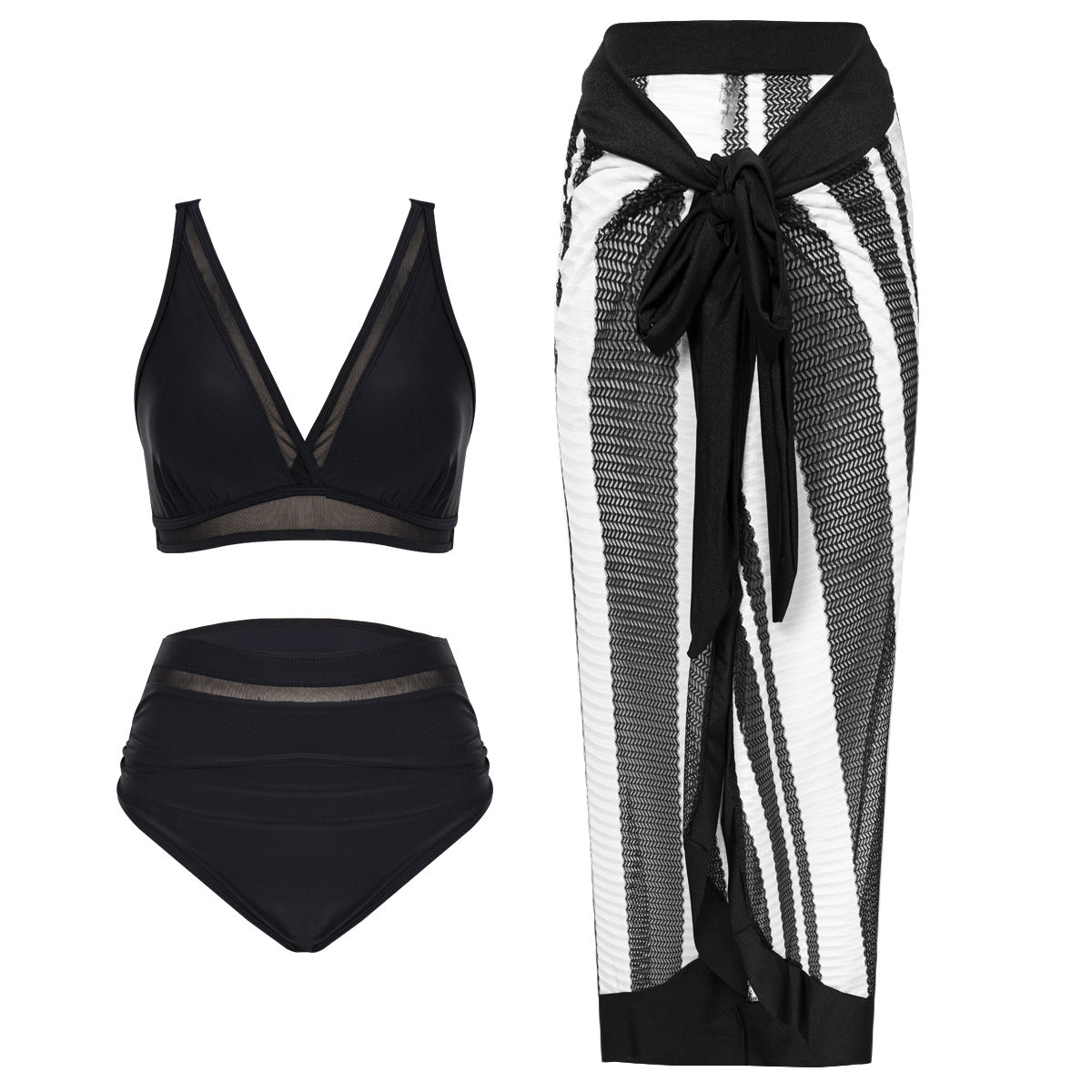 Bikini Swimsuit Women Sports Sexy Split Bikini Swimsuit Cover up Beach Dress Bella Mia